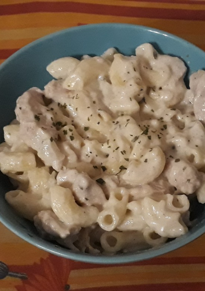 Tejszínes csirkemell egytálétel recept fotója