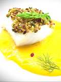 Baccalà con crema di zenzero