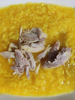Una foto de Sopa de "amor" con arroz y pollo