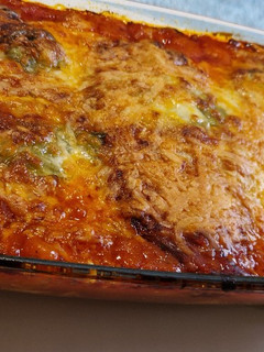 Una foto de Pastel de berenjenas al horno gratinadas