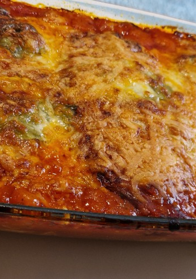 Una foto de Pastel de berenjenas al horno gratinadas