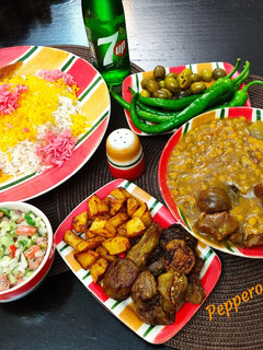 عکسی از دستور چلو خورشت قیمه زعفرانی (بدون رب)