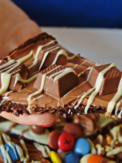 Una foto de Pizza Brownie (Pizza 3 chocolates)