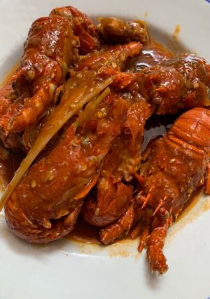 Foto resep Mini lobster saos padang ala bunda raja