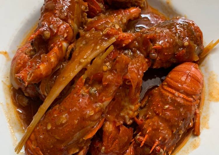 Langkah Mudah untuk Membuat Mini lobster saos padang ala bunda raja yang Bikin Ngiler