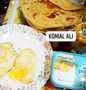 Easy Steps to Make Recipes Half fry Egg paratha and tea the Delicious Tasty.