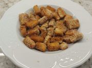 Una foto de tofu horno
