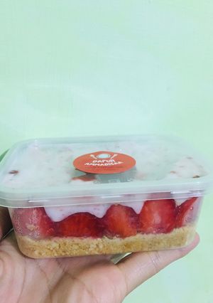 Foto resep Strawberry Cheesecake No Bake