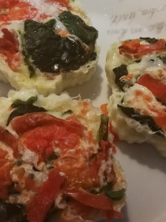 Una foto de Muffins de espinacas