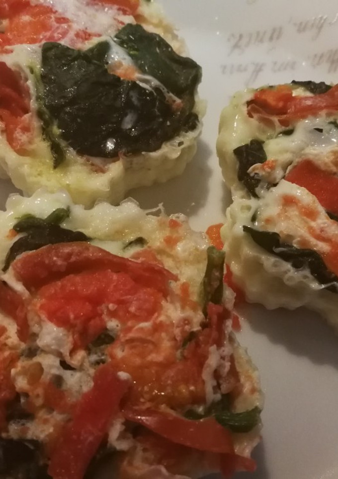 Una foto de Muffins de espinacas