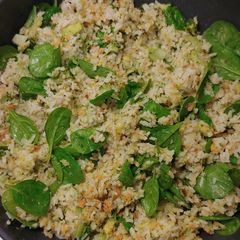 A picture of Smoked Salmon & Veggie Rice.