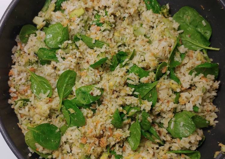 Simple Way to Make Any-night-of-the-week Smoked Salmon &amp; Veggie Rice