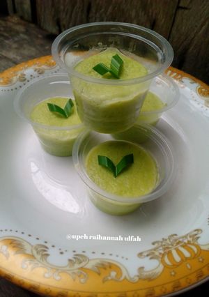 Foto resep Bingka telur pandan kukus #wadai banjar