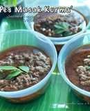Pes Masak Kurma’