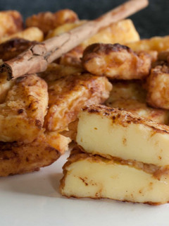 Una foto de Leche frita Thermomix