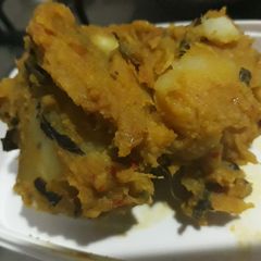 A picture of Sweet potatoe porriage.