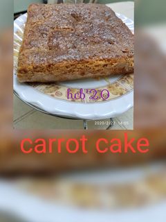 કેરેટ કેક(carrot cake recipe in Gujarati) રેસીપી મુખ્ય ફોટો