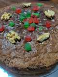 Torta negra navideña