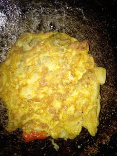 Foto resep Dadar telur tumis pare