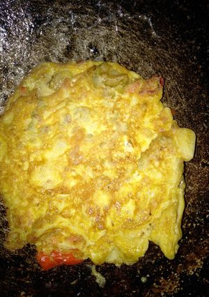 Foto resep Dadar telur tumis pare