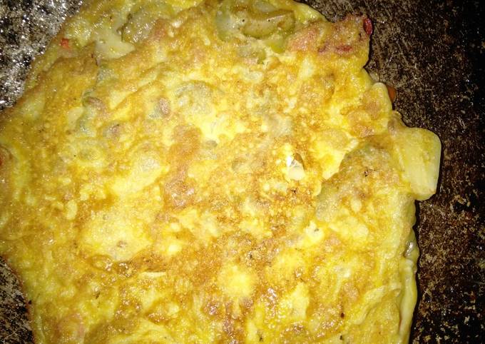 Resep: Dadar telur tumis pare Kekinian