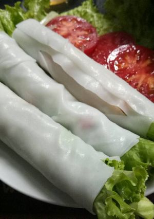 Hình của món Phở cuốn.