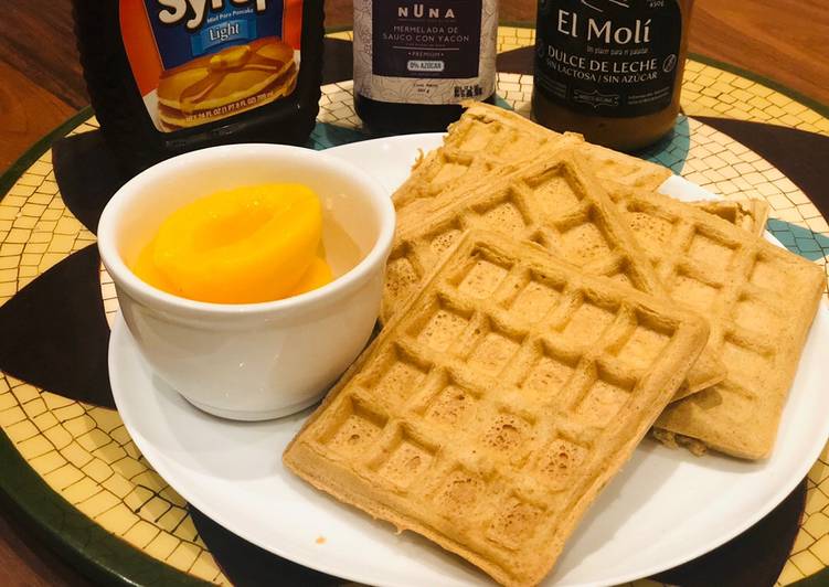 Recipe of Any-night-of-the-week Waffles sin tacc ni azúcar