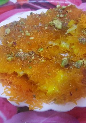 صورة لوصفة كنافة نابلسية 😍😍