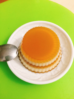 Hình của món Rau câu cafe-flan.