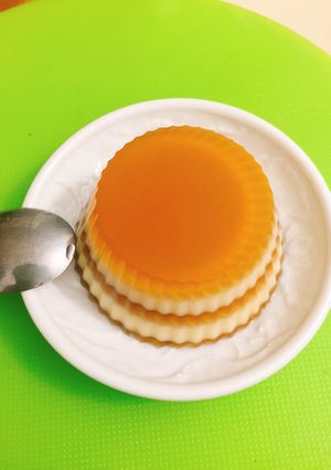 Hình của món Rau câu cafe-flan.
