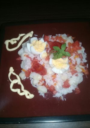 Una foto de Ensalada primavera