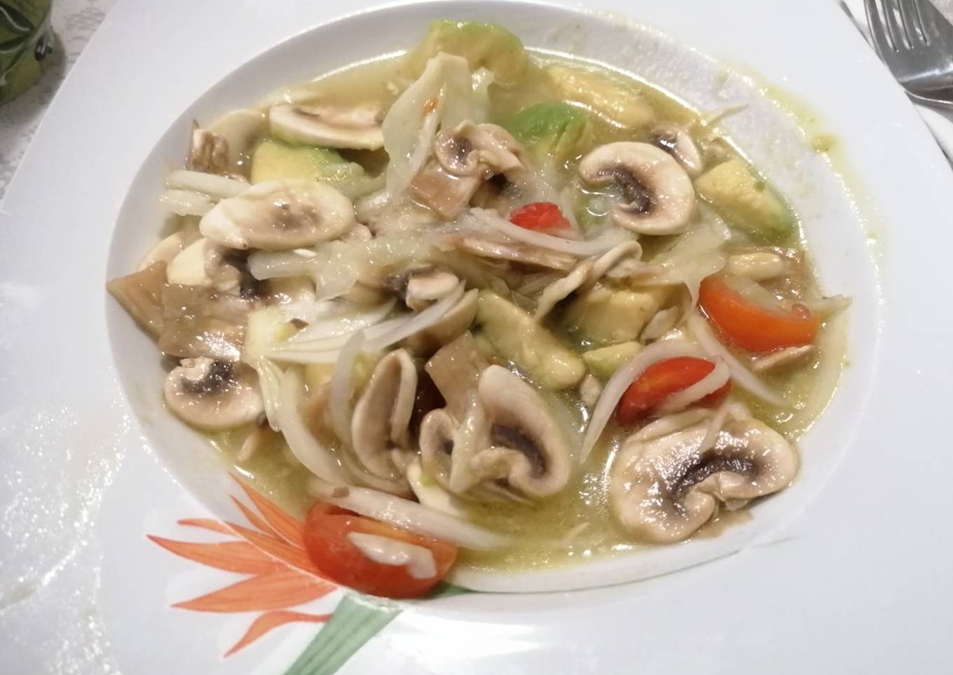 321. Ceviche vegano de champiñones blancos