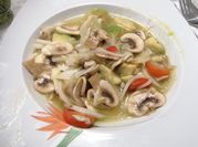 Una foto de ceviche de champiñón