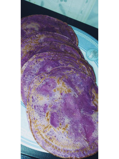 A picture of Purple pancakes #4weekschallenge #charityrecipe.