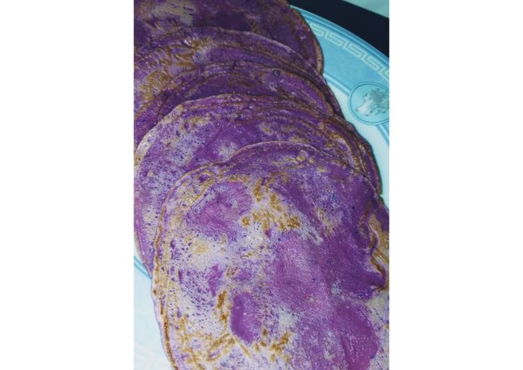 Easiest Way to Prepare Award-winning Purple pancakes #4weekschallenge #charityrecipe