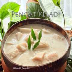 A picture of Pengat keladi.