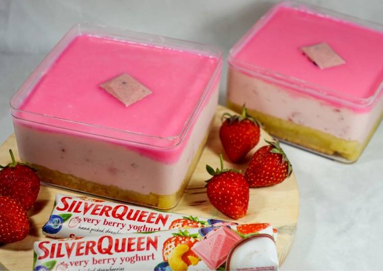 Resep Silverqueen Very Berry Yogurt Dessert Box yang Lezat