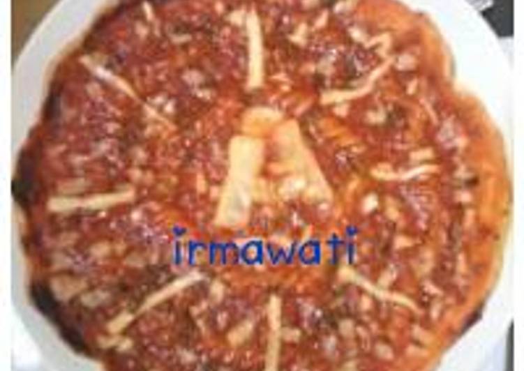 Pizza Krispi Teflon (tanpa ragi dan bp)