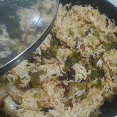 A picture of Vegetable pulao.