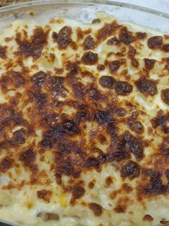 صورة لوصفة معكرونة بالبشاميل 🧀
