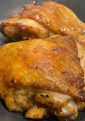 รูปของ ไก่ย่างกับน้ำจิ้ม(เกือบ)แจ่ว ง่ายๆ ใช้หม้อทอดไร้น้ำมัน (Air Fryer)