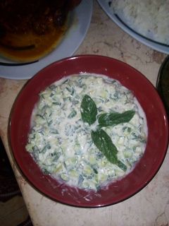 صورة لوصفة خيار بلبن