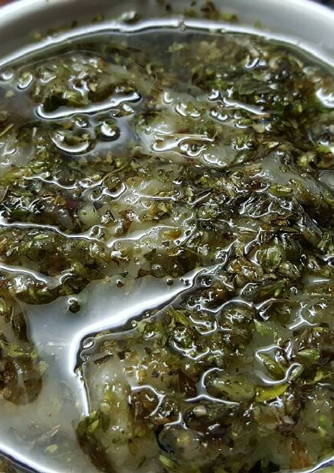 Una foto de Berenjenas en "escabeche"