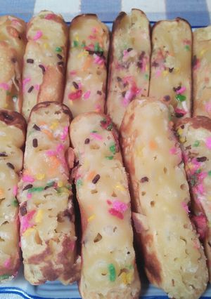 Foto resep Pukis rainbow