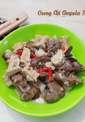 Foto resep Oseng Ati Ampela Tempe