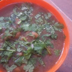 A picture of Amritsari chhole.