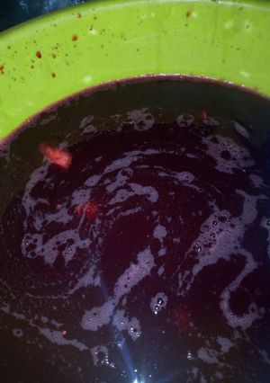 A picture of Fruity zobo.