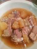 🤭..🥣Simple Radish and Pork Rib Soup
