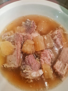A picture of 🤭..🥣แกงจืดหัวไชเท้าซี่โครงหมูง่ายๆ.
