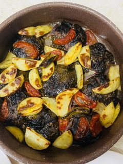 صورة لوصفة لحمة على ورق عنب